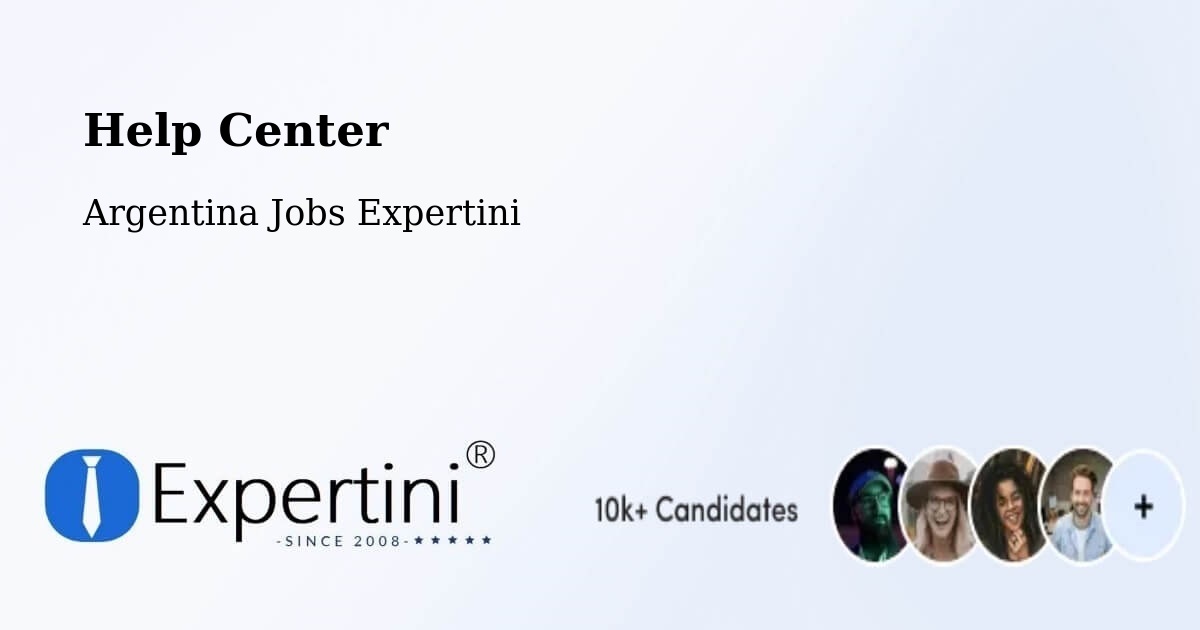 Help Center – Tres Isletas - Argentina Jobs Expertini