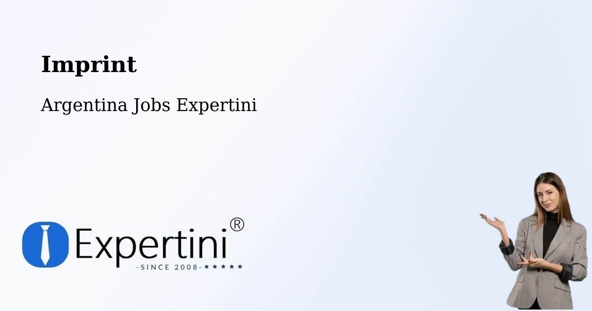 Imprint – Tres Isletas - Argentina Jobs Expertini